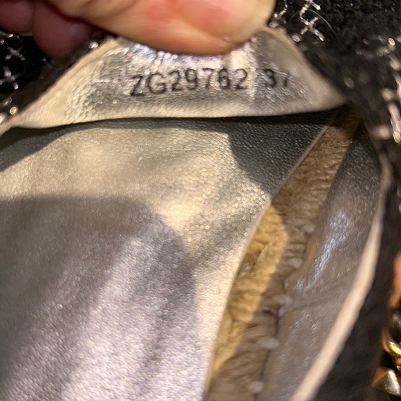 🔥 Chanel Espadrilles Lambskin Women’s Slip On 37 authentic CHANEL Tweed - Picture 5 of 12